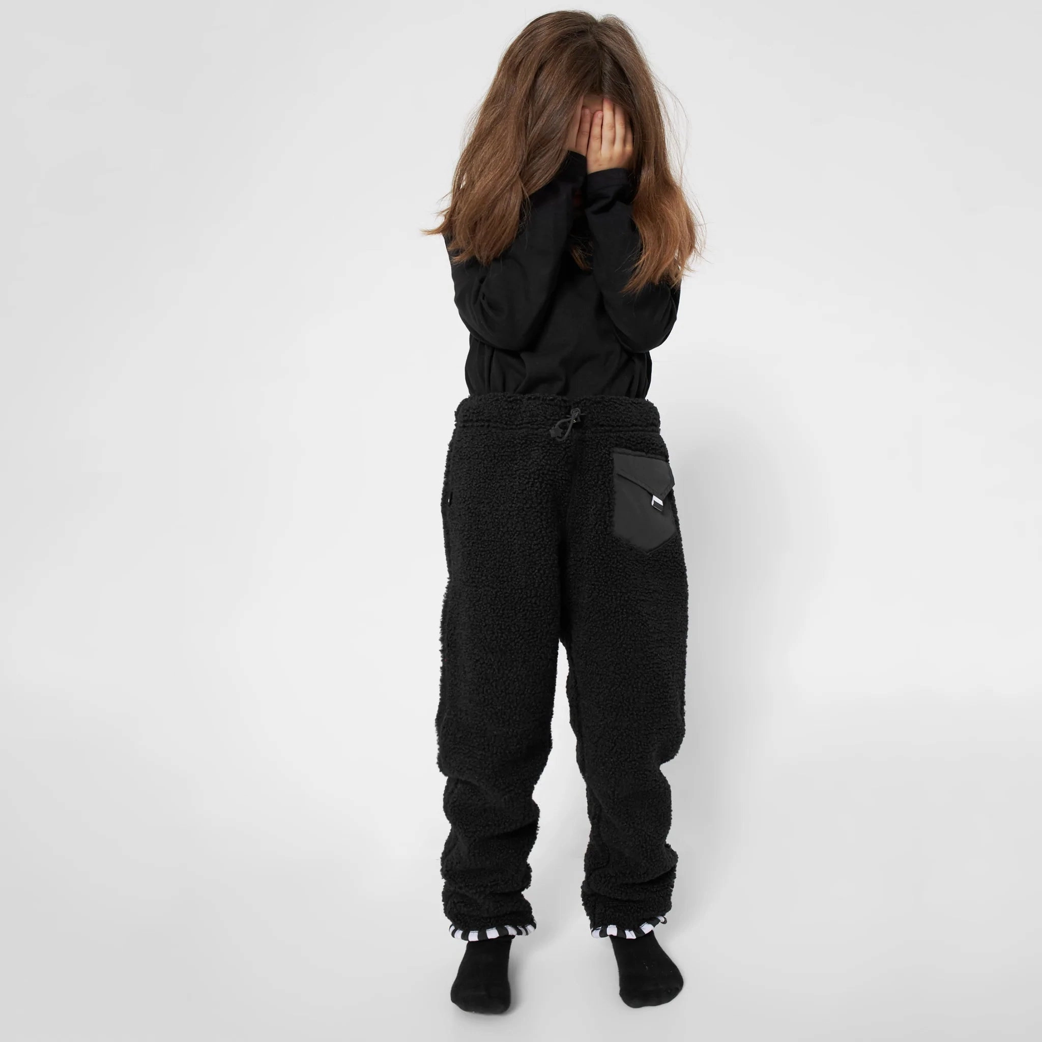 Stretchy WeeDo Kids PANDO Panda Teddy Winter Fleece Pants