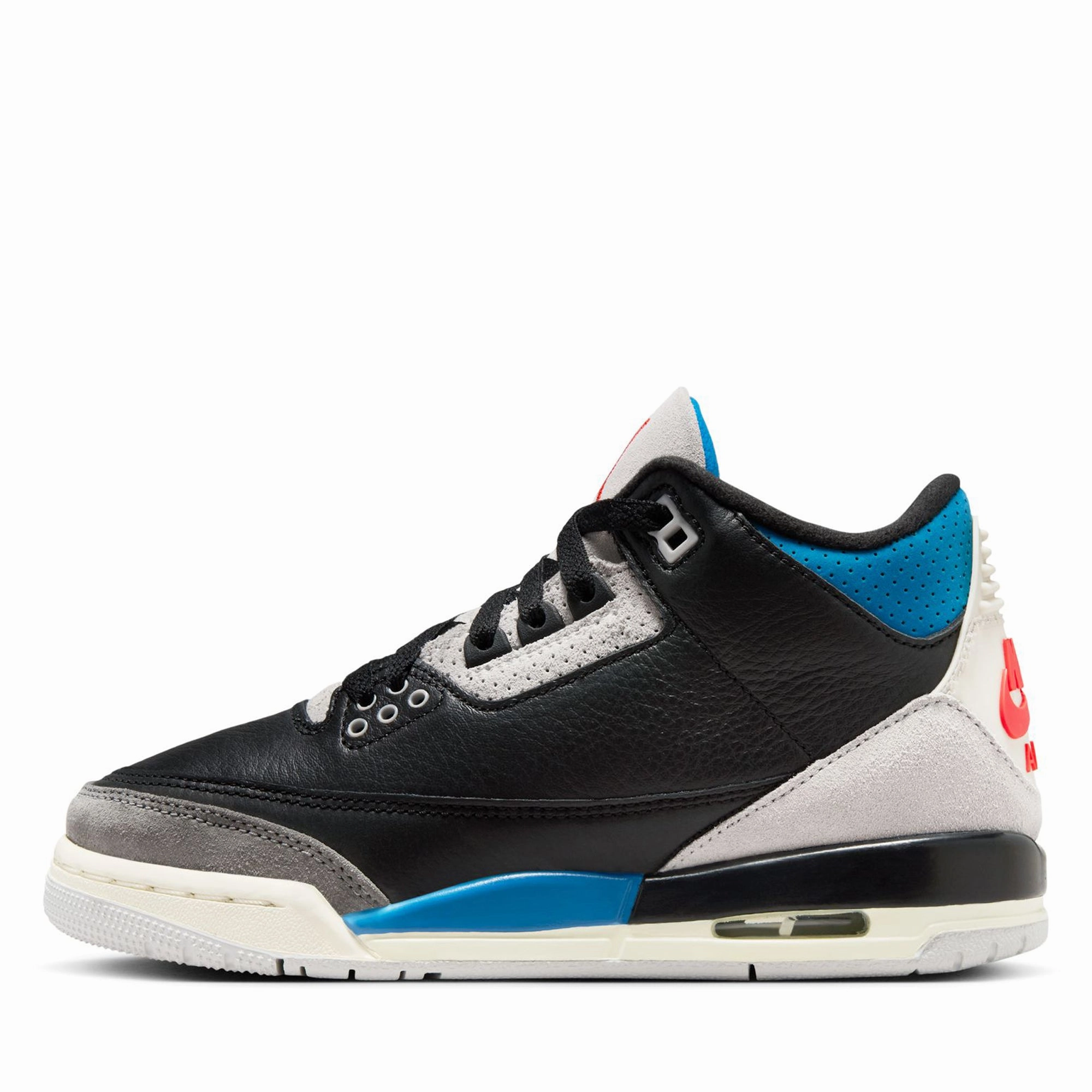 Arch Hug Air Jordan 3 Retro OG 'Rare Air' (GS) - Black/Chile Red