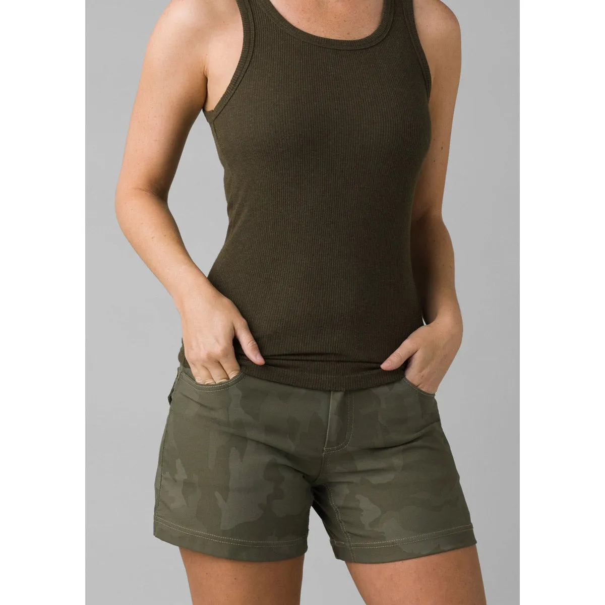 Women's Foundation Rib Tank Quick Release Buttons