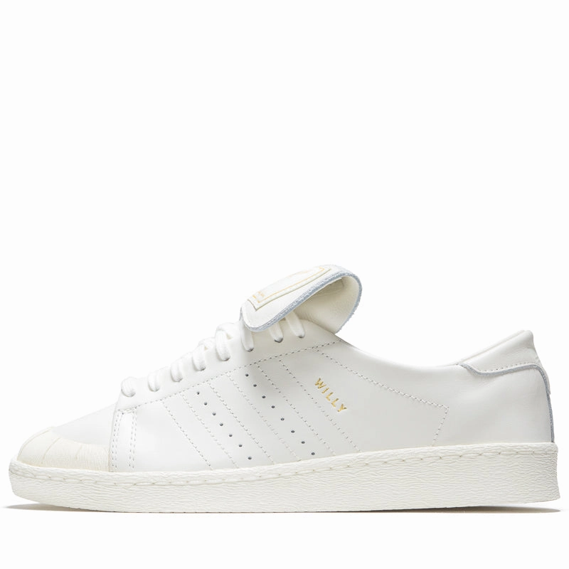 Willy Chavarria x Adidas Jabbar Low - Off White/Gold Metallic Heel Fit