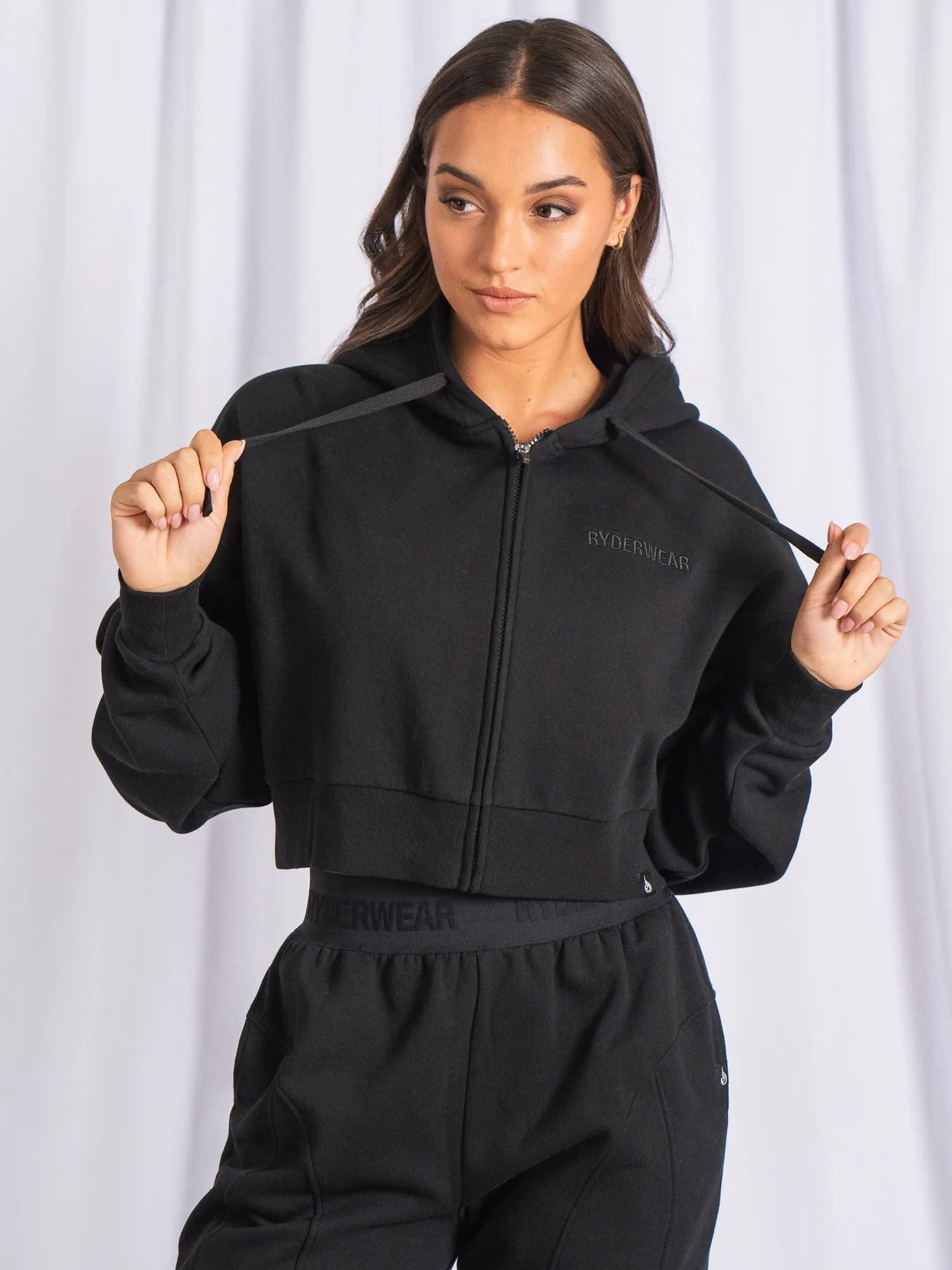 Ryderwear Track Jacket - Black Quick Pack Flexible Zipper System