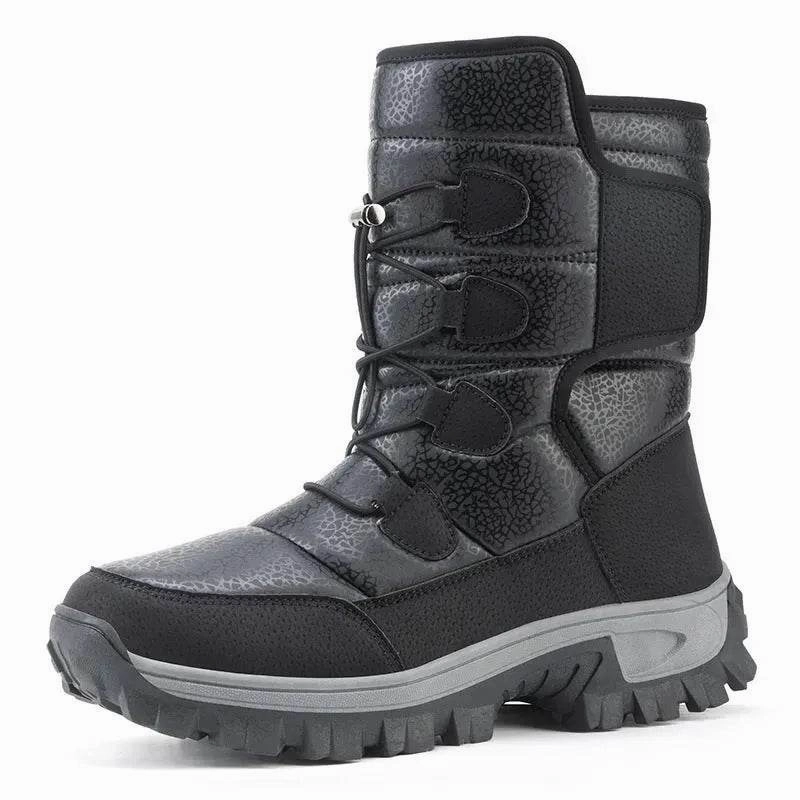 Winter Men And Women Fleece-lined Warm Snow Boots Snow Adventure Rugged Snow Winter Heavy Duty