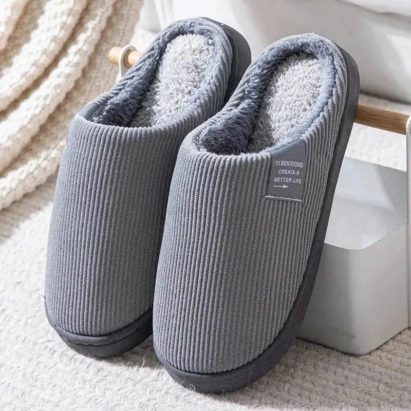 Winter Non-slip Plus Velvet Cotton Slippers Explorer