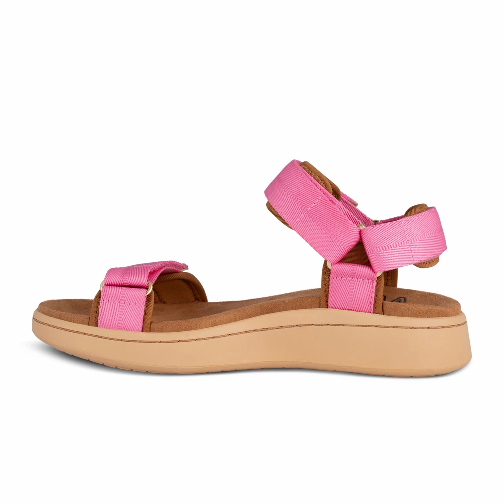 Lace Up Style Comfortable Design Features Woden Line Active Sandal (Women) - Aurora Pink