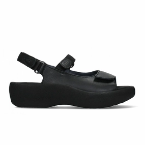 Relax Footwear Daily Comfort Wolky Jewel Backstrap Sandal (Women) - Black Leather