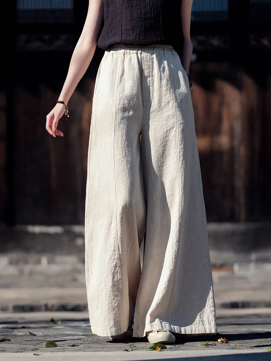 Stylish Comfort On The Go Women Summer Linen Casual Retro Loose Pants