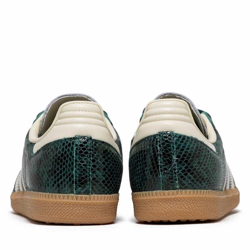 Light Guard Women's Adidas Samba OG - Cream White/Collegiate Green