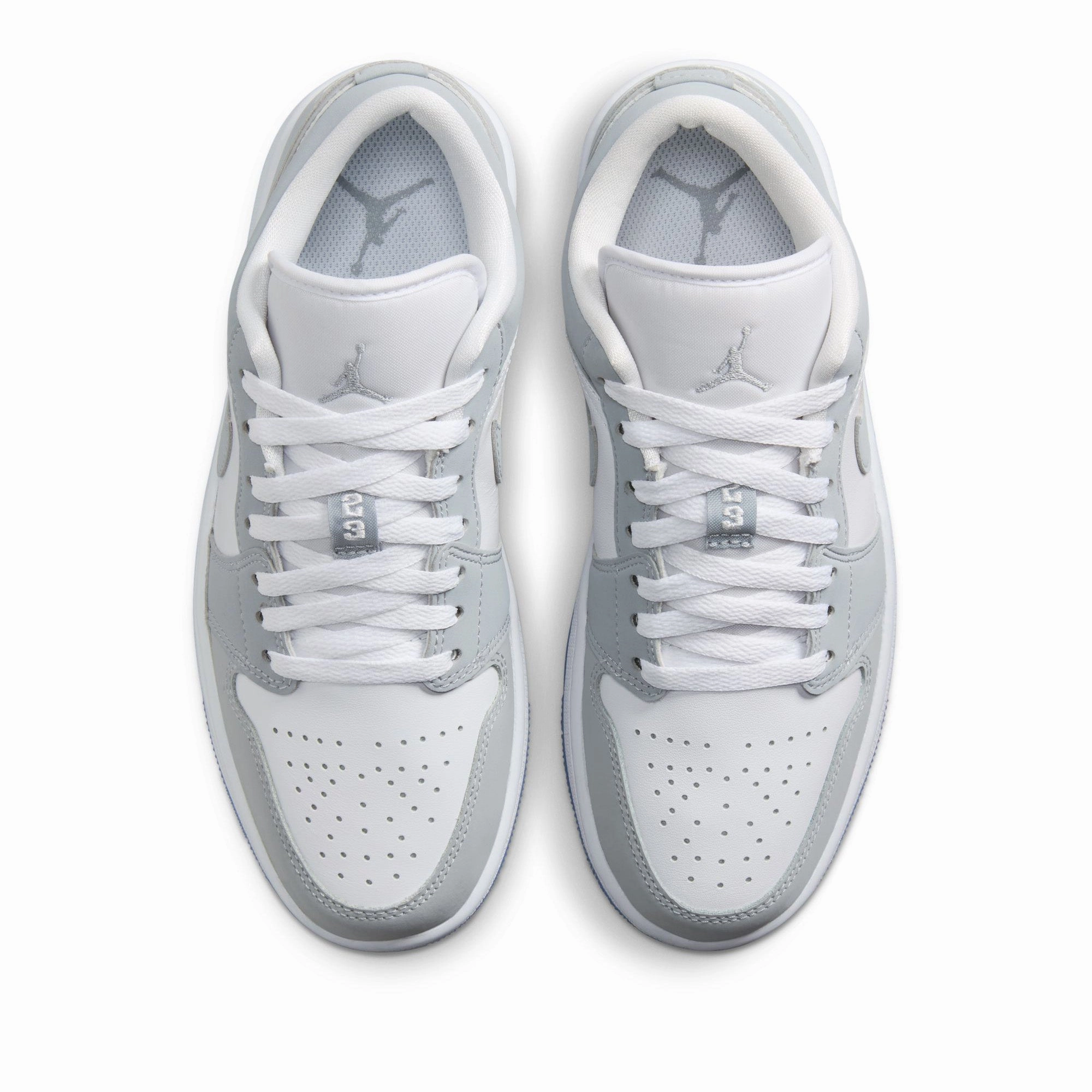 True Grip Women's Air Jordan 1 Low - White/Wolf Grey