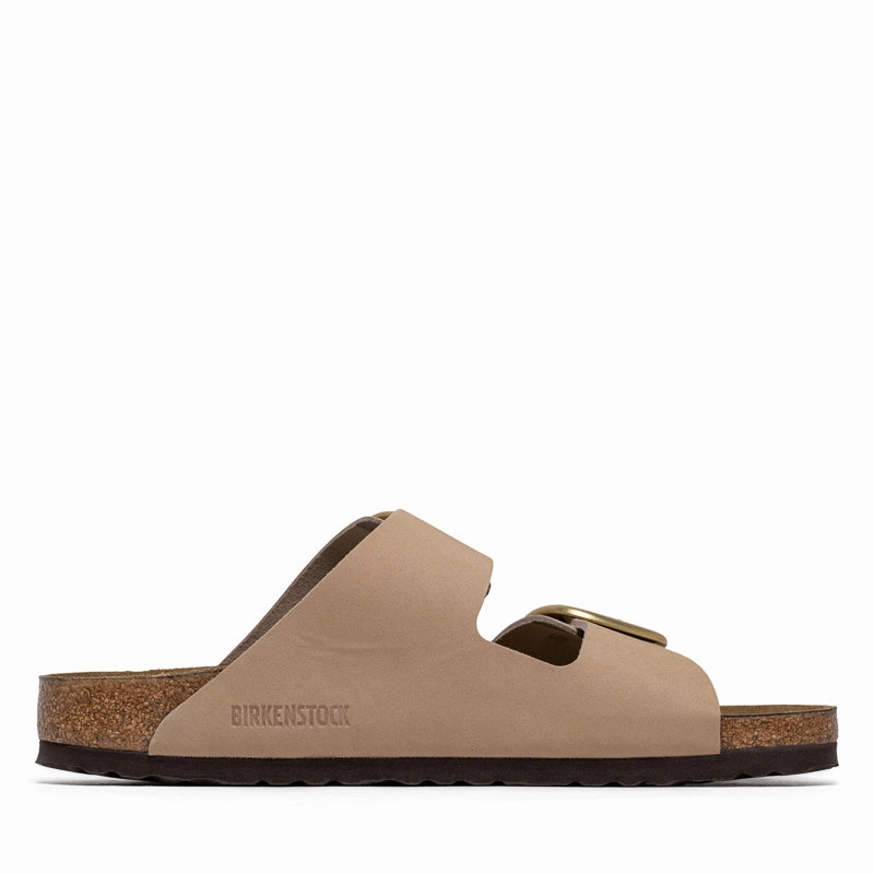Women's Birkenstock Arizona Big Buckle  - Sandcastle Soft Material