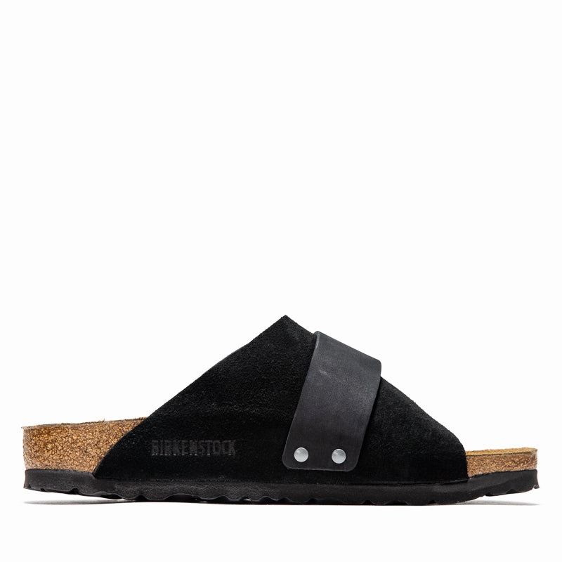 Casual Slip-on Walking Shoes Women's Birkenstock Kyoto Suede - Black