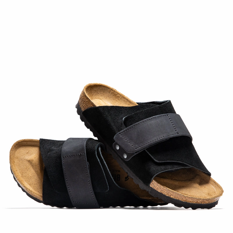 Power Steps Free Steps Women's Birkenstock Kyoto Suede - Black