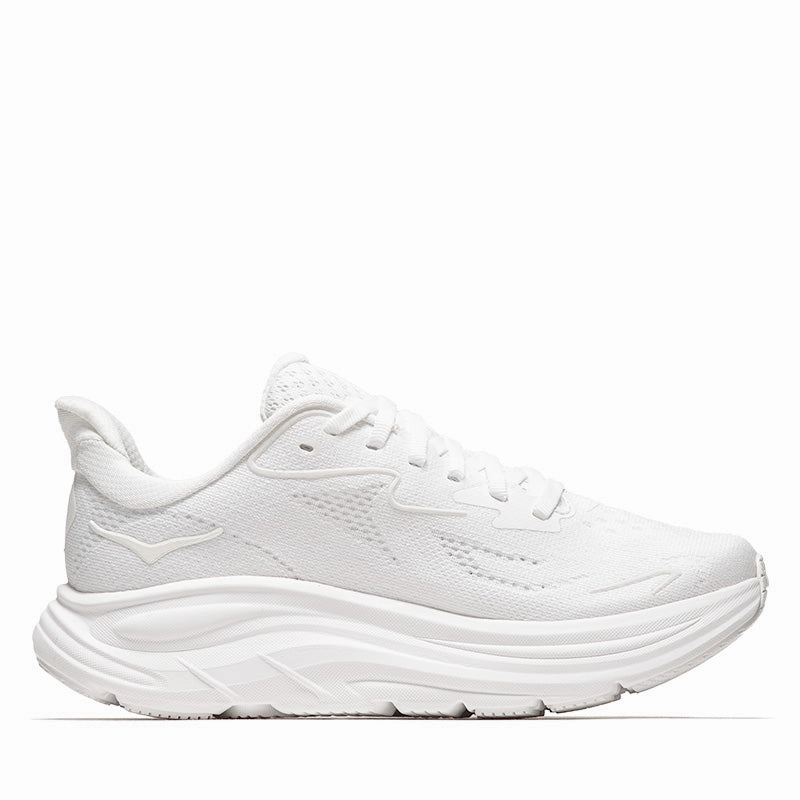 Power Lane Women's Hoka Clifton 10 - White/White