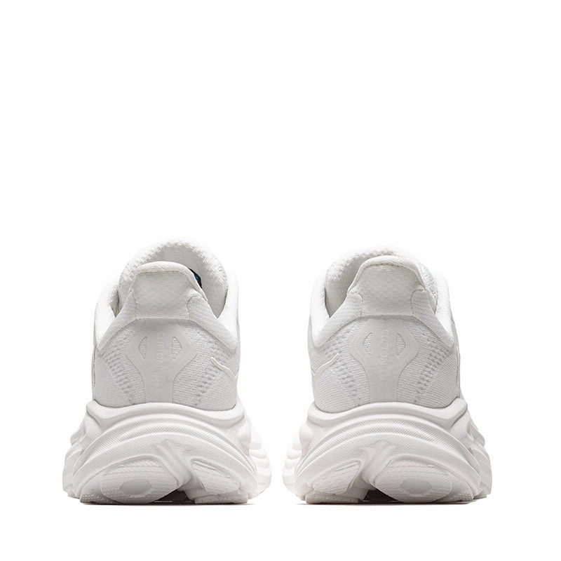 Women's Hoka Clifton 10 - White/White Grip Walk Wide Walk