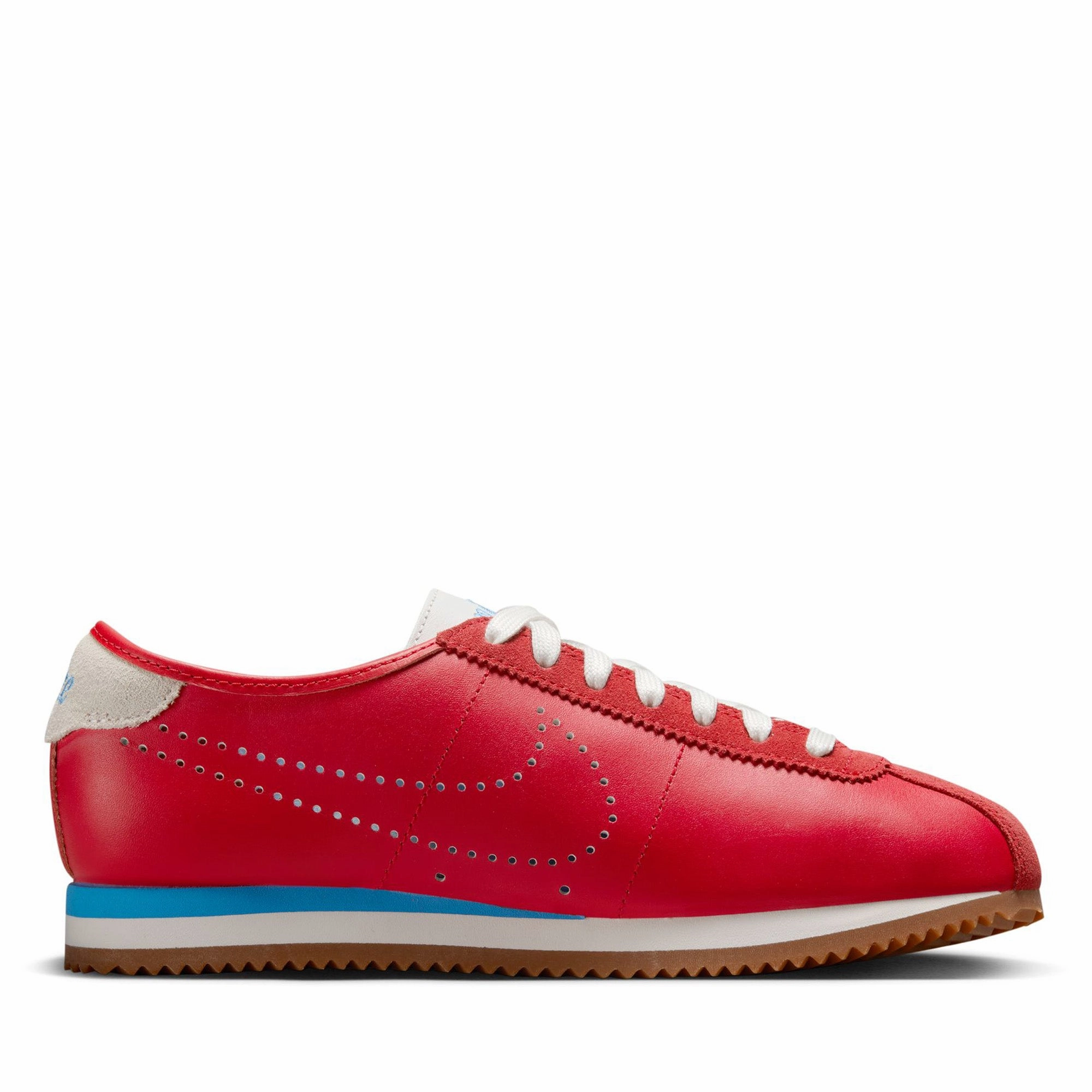 Women's Nike Cortez Leather - University Red/University Blue Supportive Heel
