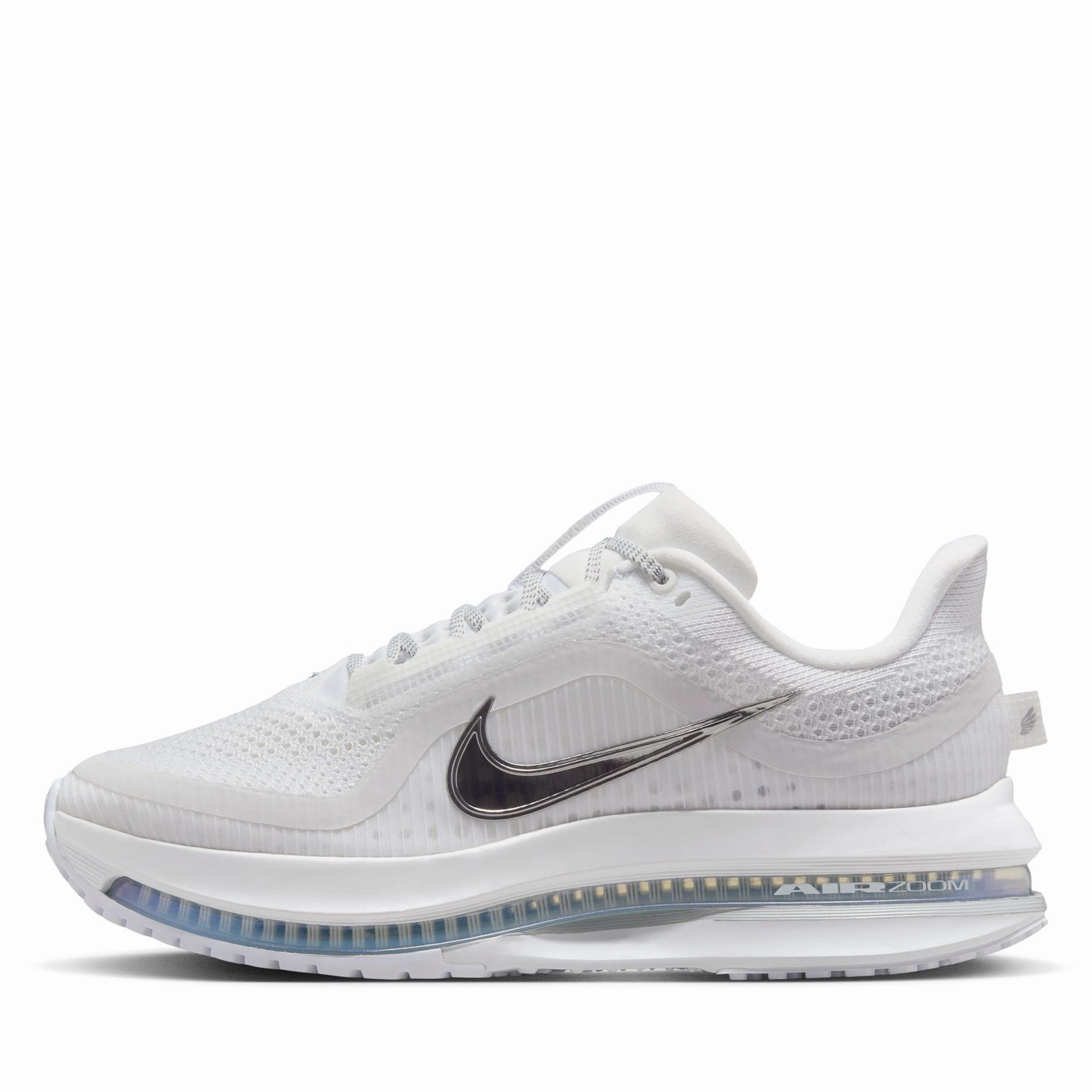 Smooth Steps Comfortable Sole Women's Nike Pegasus Premium - White/Metallic Silver