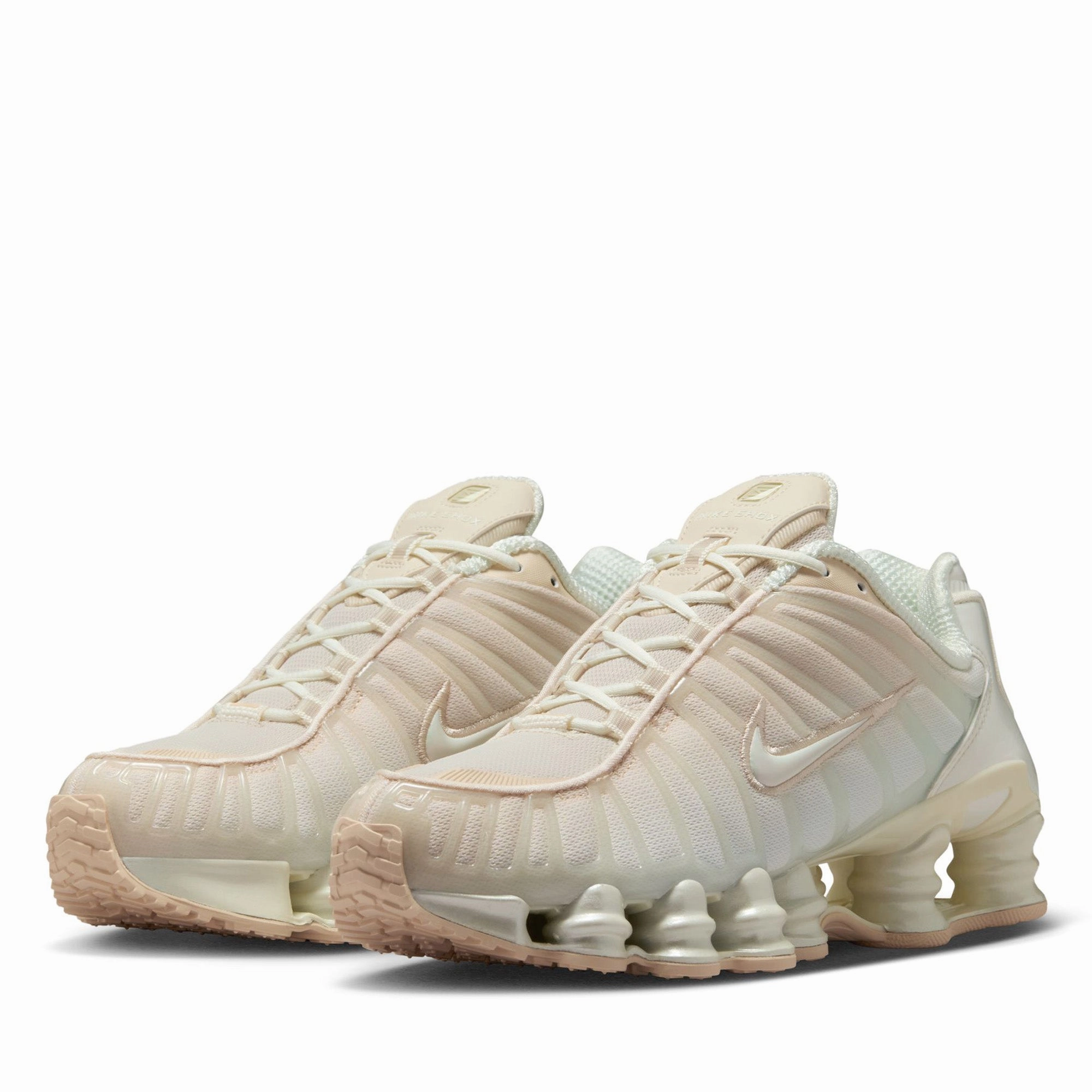Women's Nike Shox TL - Pearl White/Soft Pearl Vegetable-Tanned
