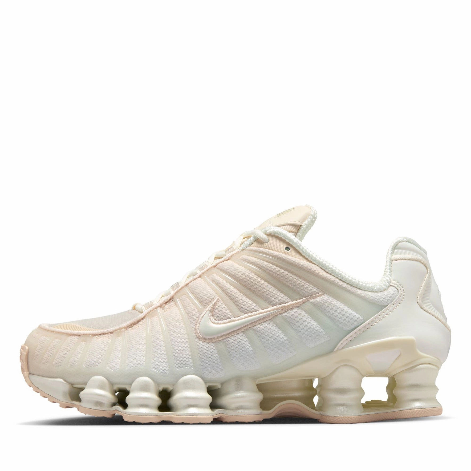 Clean Path Lane Ground True Women's Nike Shox TL - Pearl White/Soft Pearl