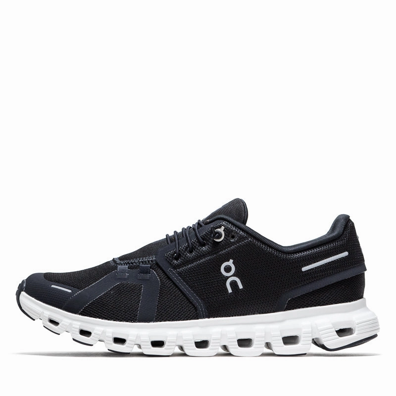 Women's On Cloud 6 - Black/White Path Free