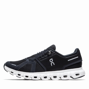 Women's On Cloud 6 - Black/White Path Free