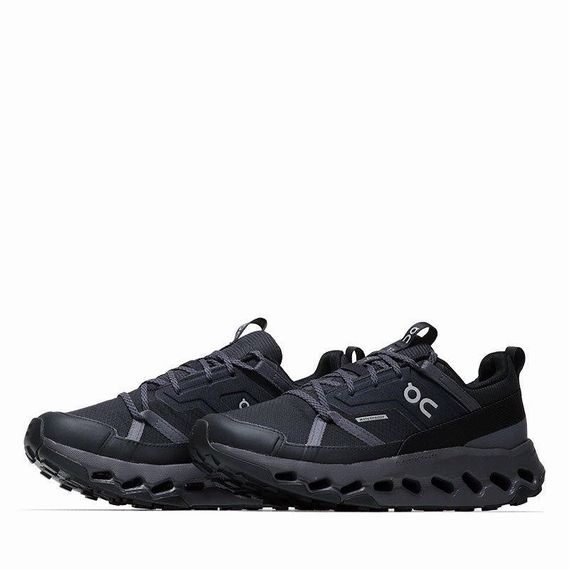 Women's On Cloudhorizon WP - Black/Eclipse Hold Walk All Safe