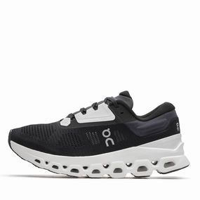Water Safe casual wear shoes Women's On Cloudstratus 3 - Black/Frost