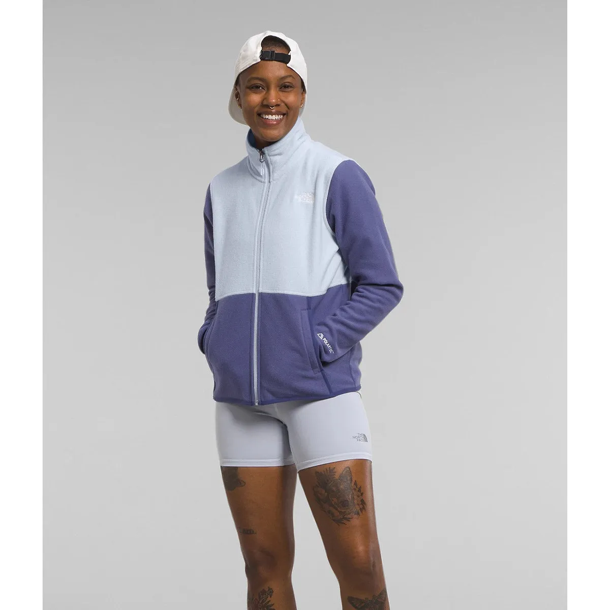 Women's Alpine Polartec 100 Jacket Grid Backlined Interior Stylish-design