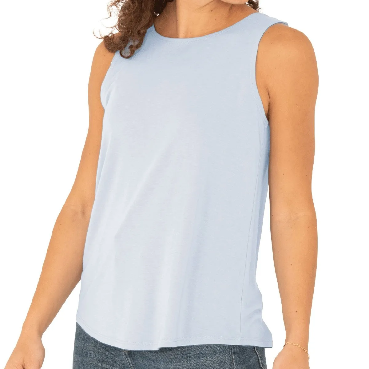 LowMaintenance Women's Bamboo Highline Tank