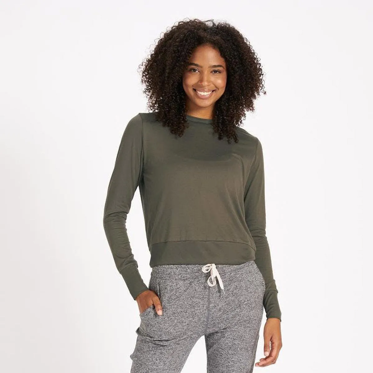 Durable Fiber Blend Women's Daydream Crew