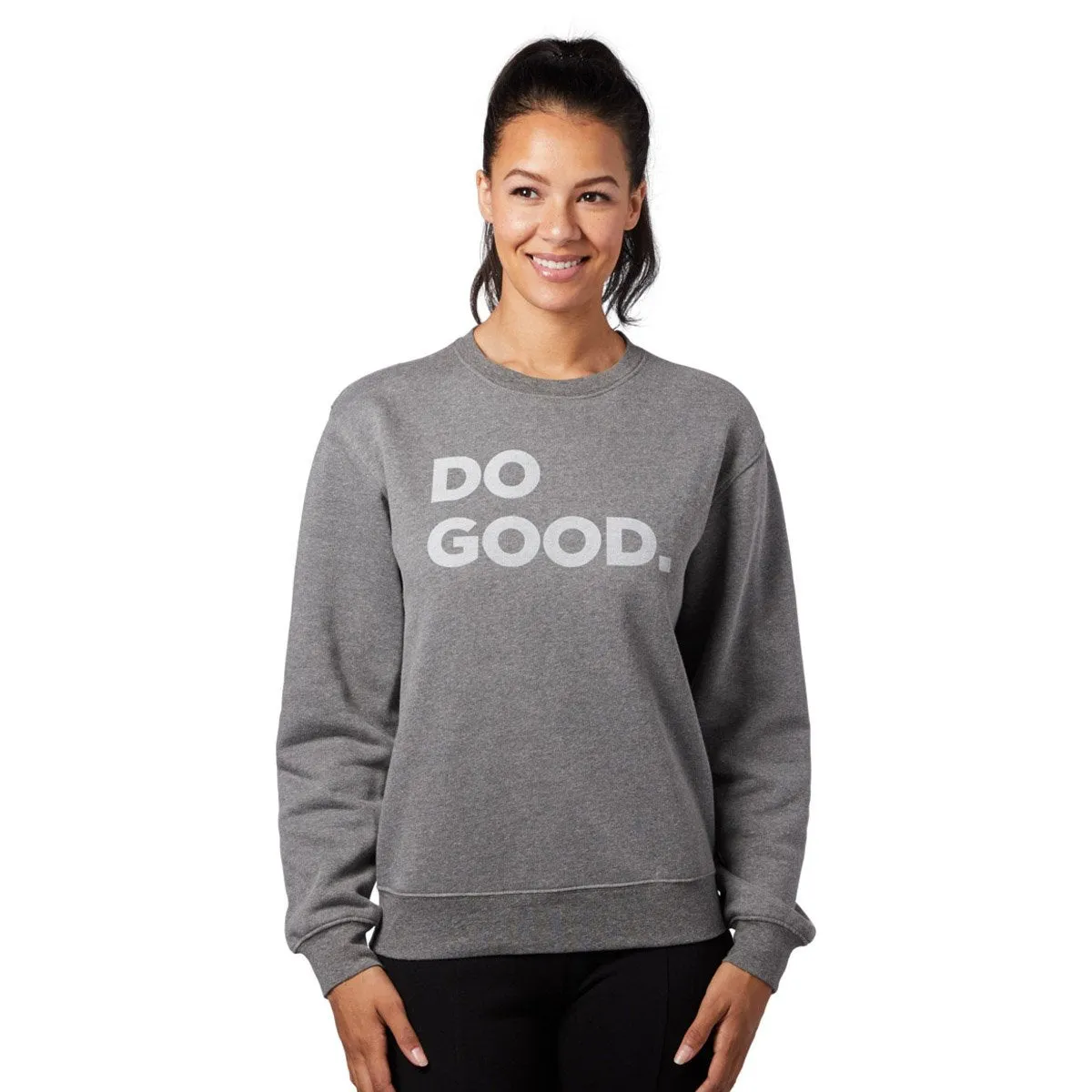 Women's Do Good Crew Sweatshirt Essential Clothing product sporty appeal