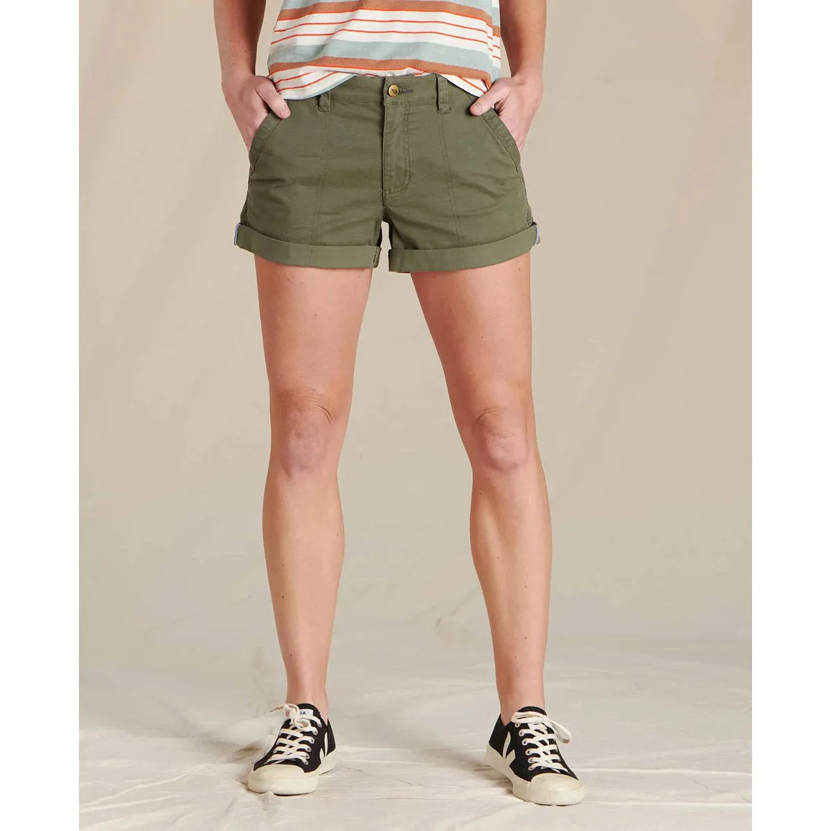 Women's Earthworks Camp Short Stretchy Hemline