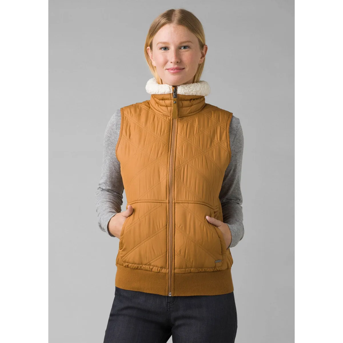 Women's Esla Vest Full Zip Closure Casual Style