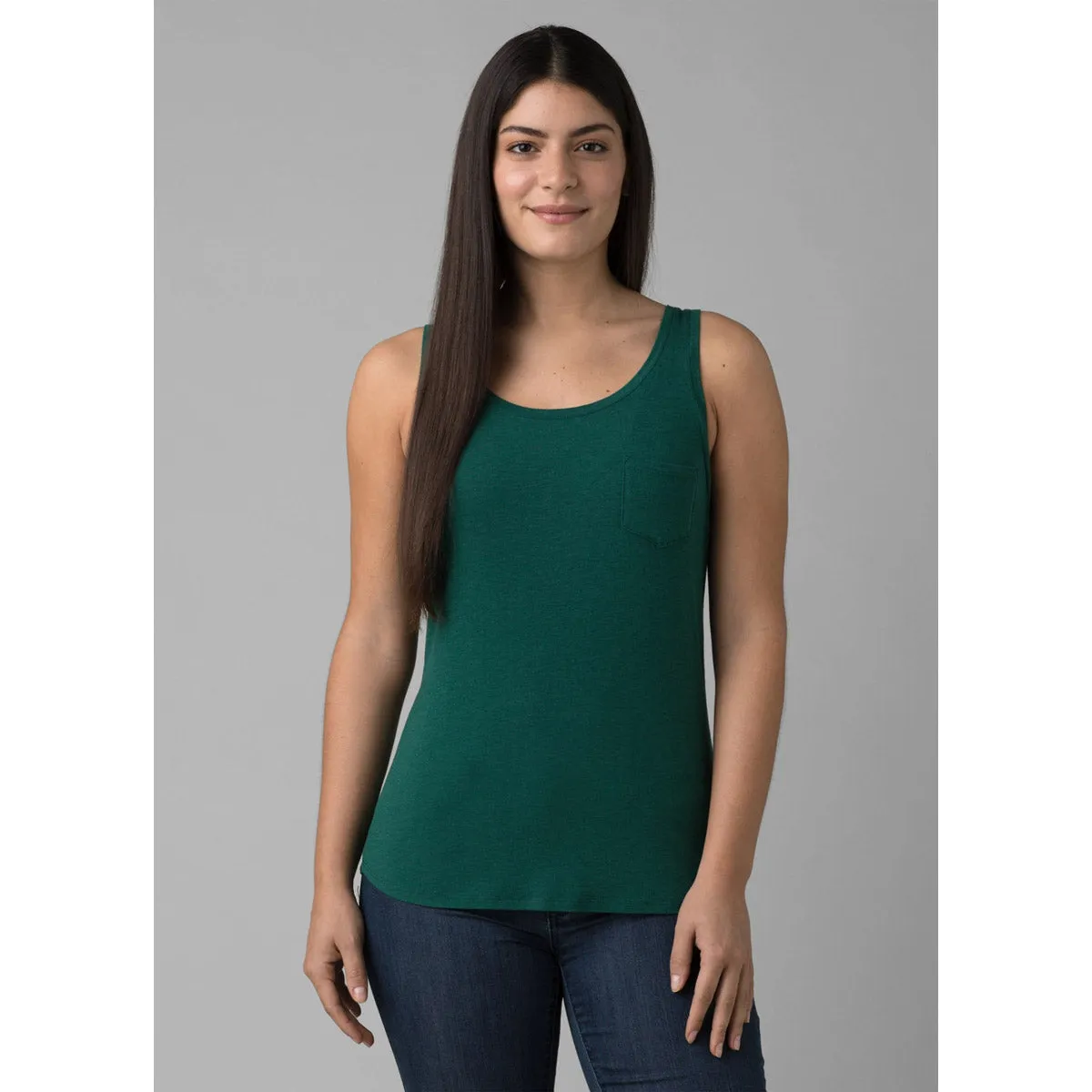 BlendMaterials BreathableMeshInsert Women's Foundation Scoop Neck Tank