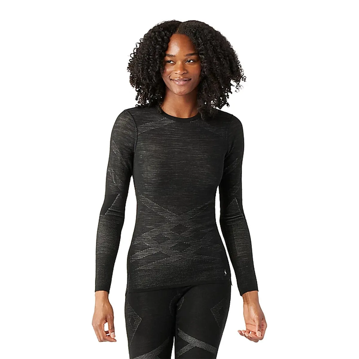 Tencel Lyocell Fiber LayeringFriendly Weight Women's Intraknit Thermal Merino Base Layer Crew