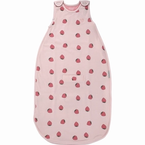 Woolino Merino Wool 4 Season Sleep Bag ULTIMATE - Strawberry Superhero outfits for kids lined