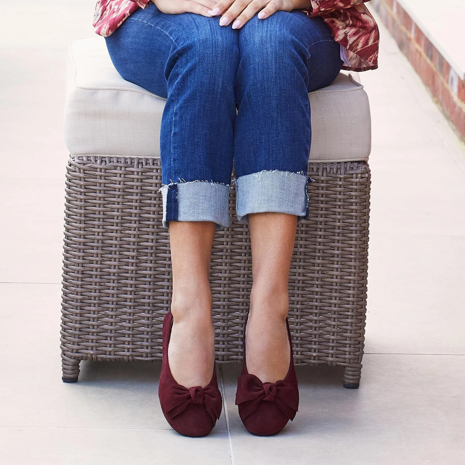 Fashionable Look Weekend Fun Lola: Plum Suede