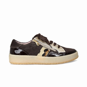 Kit: Chocolate Suede & Luxe Leopard Woven Upper Structured chic