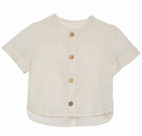 Sustainable yellowpelota Kids Arthur shirt in Natural BL35