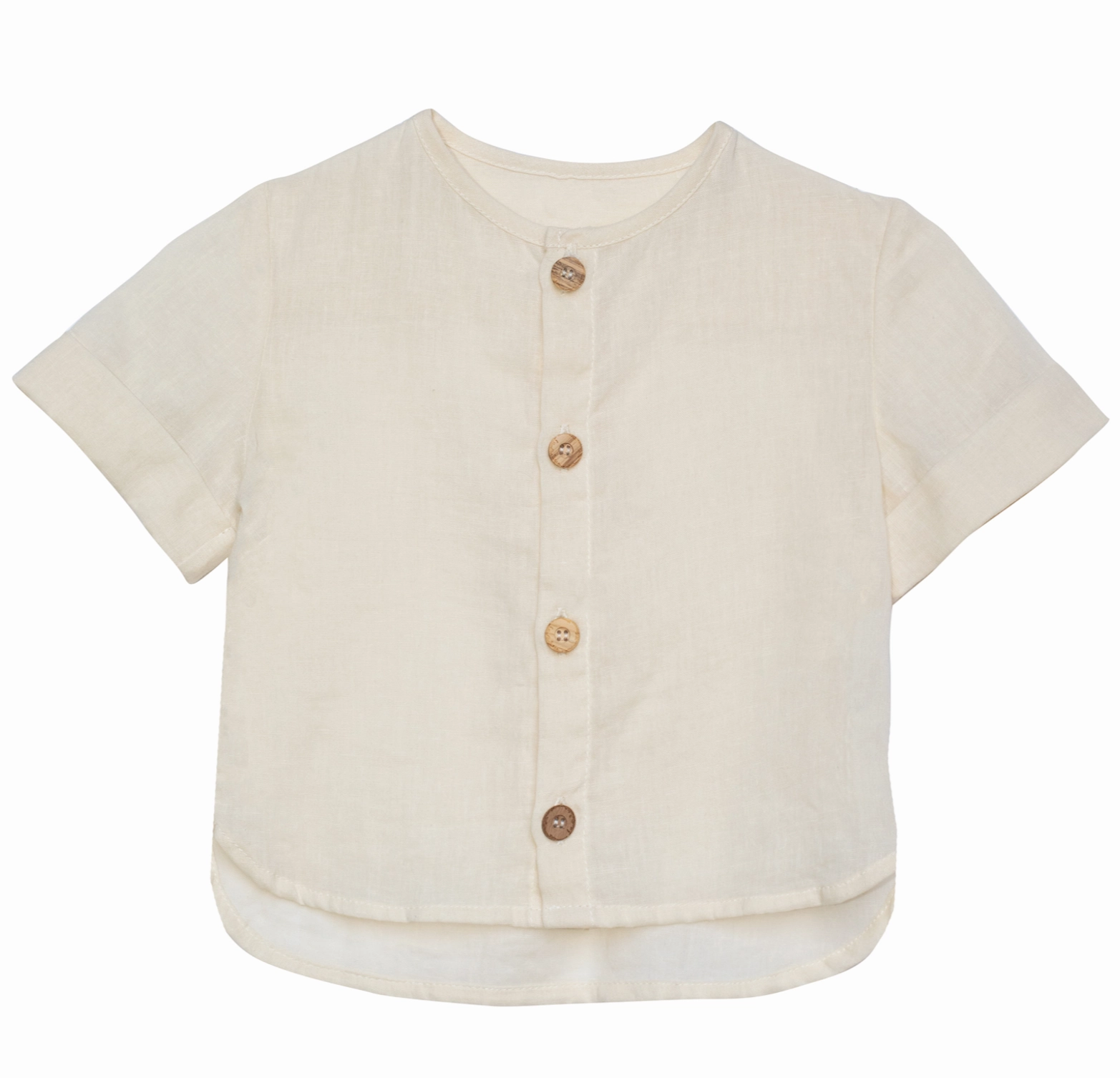 Sustainable yellowpelota Kids Arthur shirt in Natural BL35
