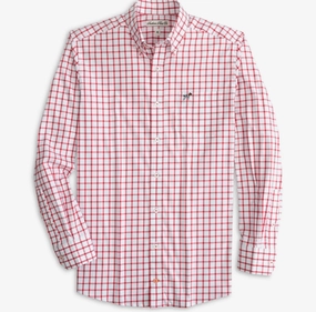 Youth Hadley Stretch Button Up - Ratliff Check Drip - dry Seasonal