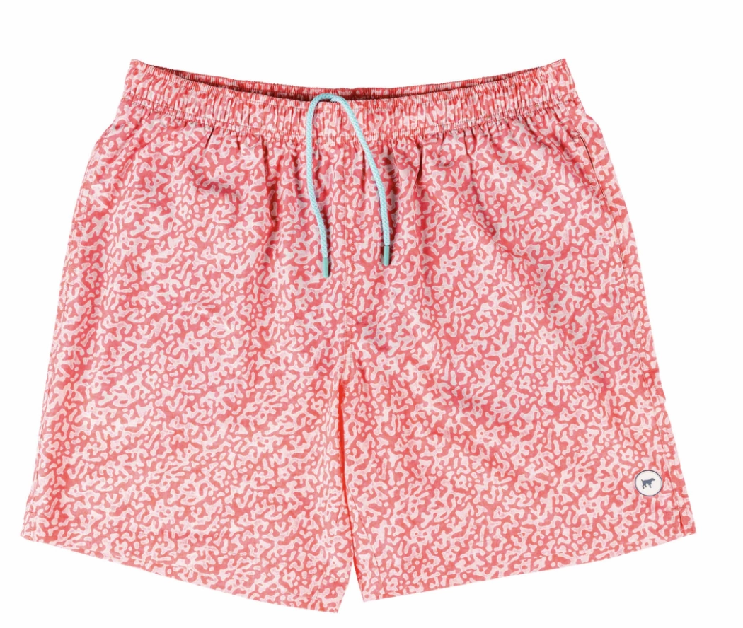Headwear Pastel colored kids' wear Youth Patterned Trunk - Weathered Reef Coral