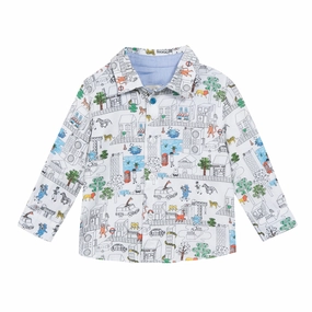 Formal kids' wear Paul Smith Junior Baby Boys White Pan Shirt