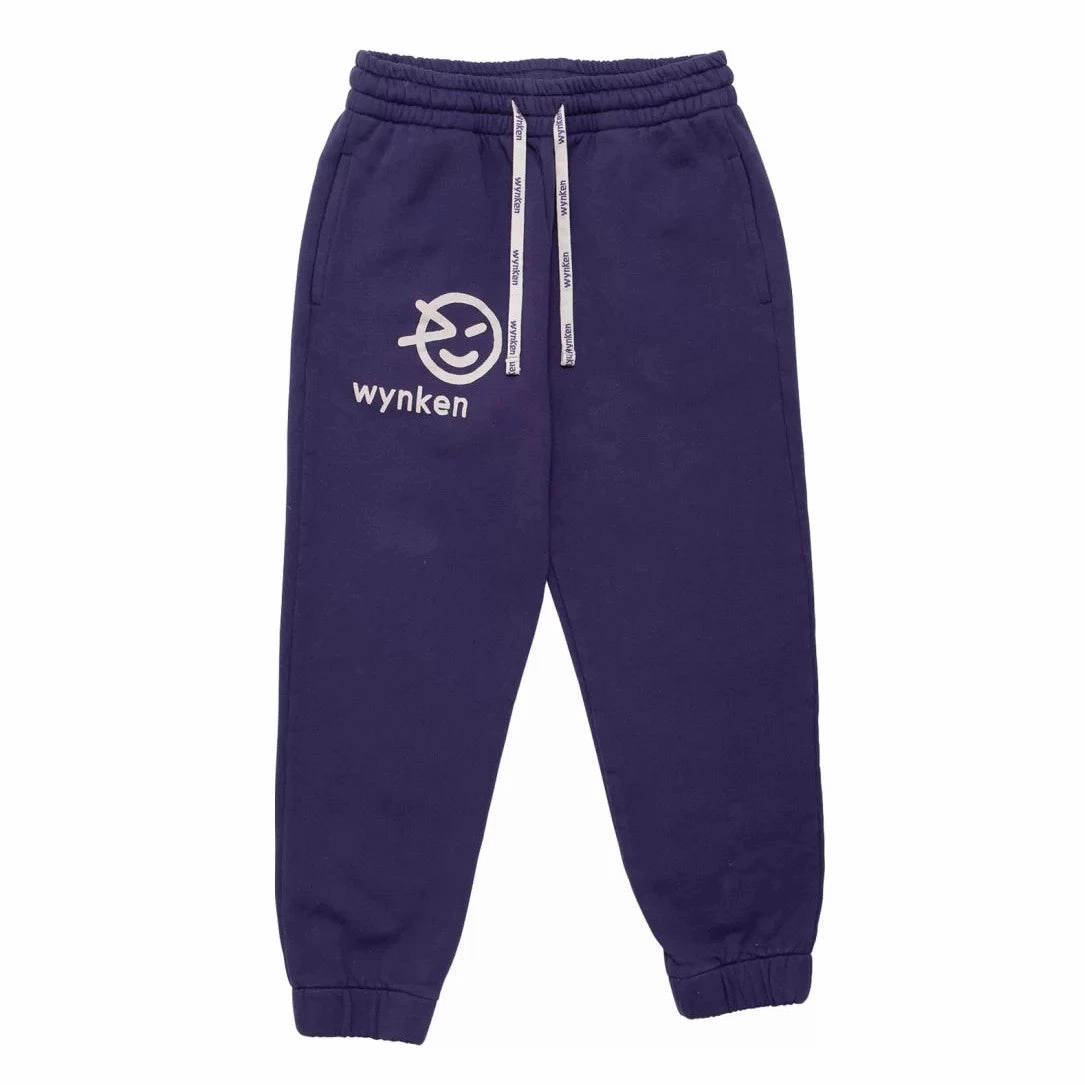 Wynken Kids Track Pant in Soft Navy stain - resistant Attractive
